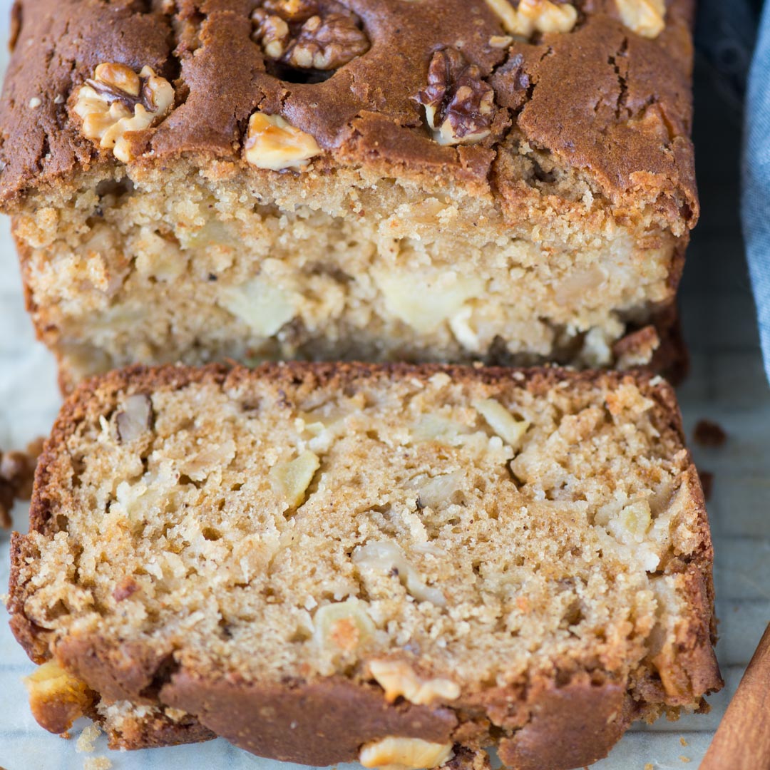 Moist Apple Cake recipe with oil,yogurt, walnut is a perfect cake with your afternoon tea. With a hint of cinnamon, this cake has tender crumbs and chunks of apple in every bite.