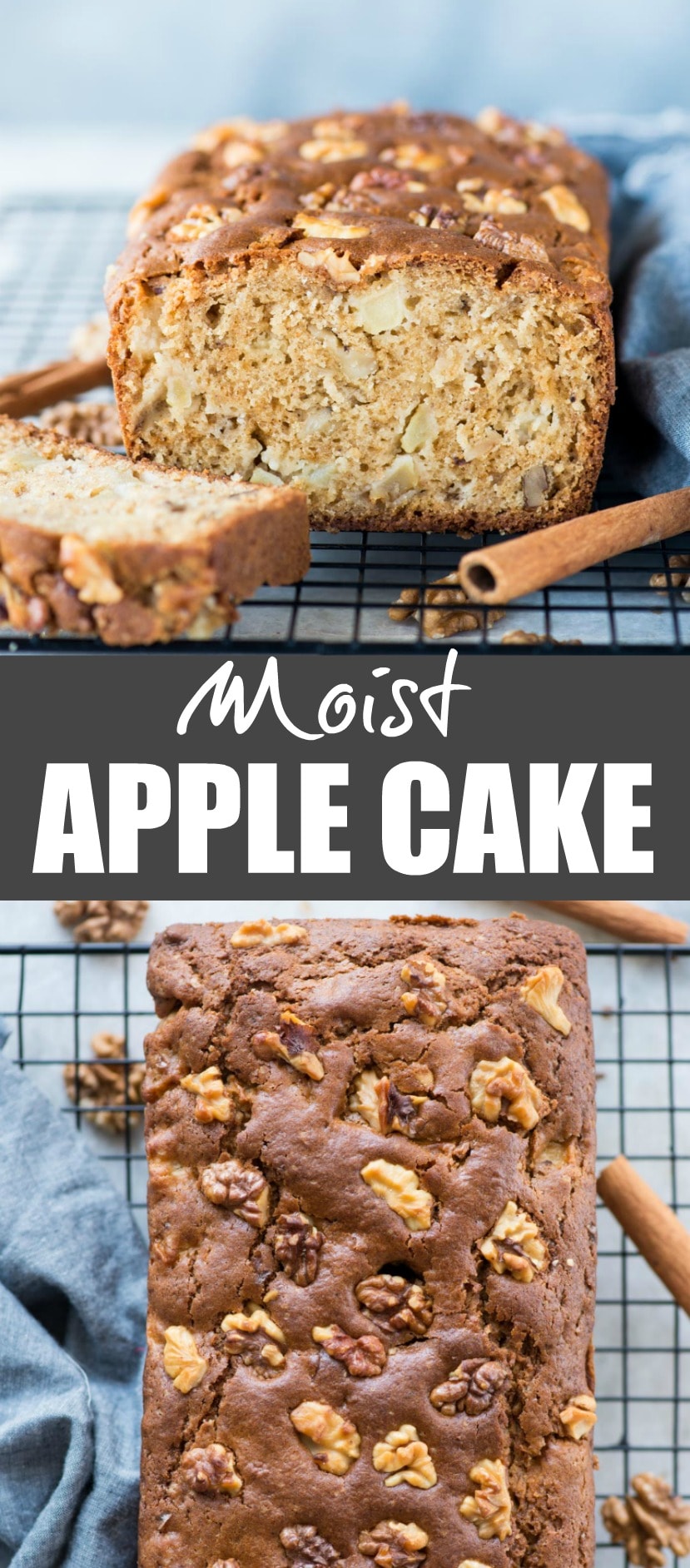 Moist Apple Cake | The Flavours of Kitchen