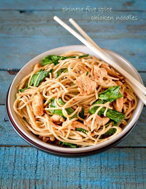 Chinese five spice chicken/tofu noodles Recipe | The Flavours of Kitchen