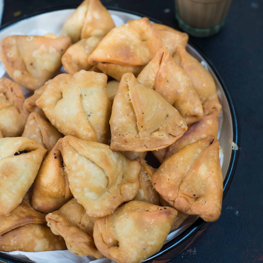 Dry Moong Dal Samosa | Samosa with Dry Moong Dal , Dry fruit Filling