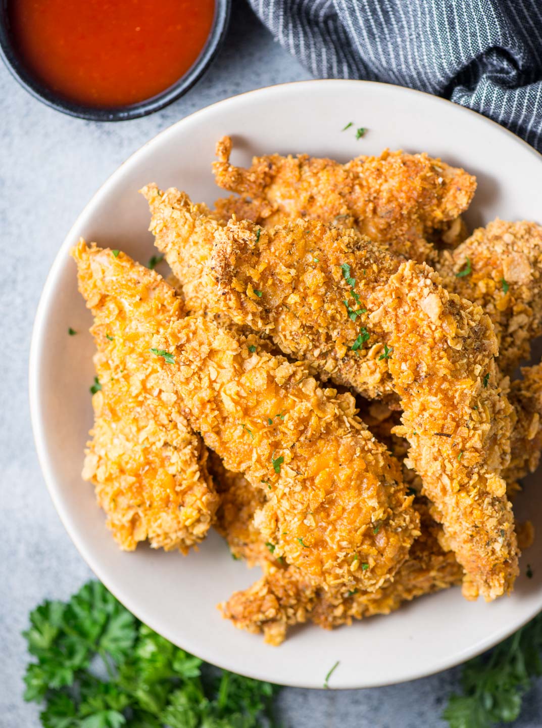 Crispy baked chicken Recipe | The Flavours of Kitchen