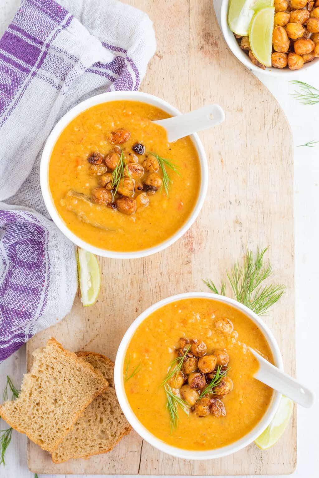 Curried Red Lentil Soup Recipe | The Flavours of Kitchen