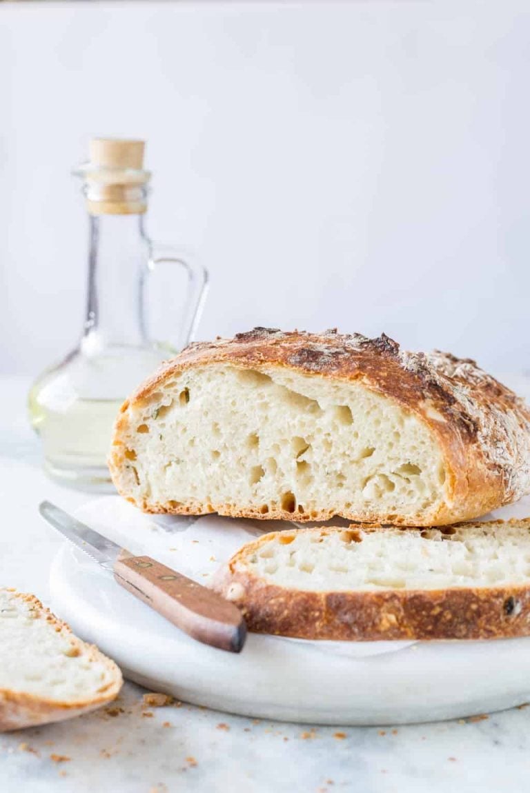 No-Knead White Bread