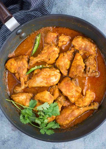 Zero-Oil Chicken Curry Recipe | The Flavours of Kitchen