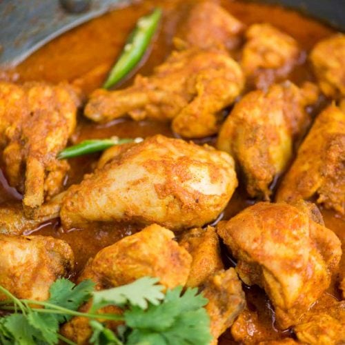 Zero-Oil Chicken Curry Recipe | The Flavours of Kitchen