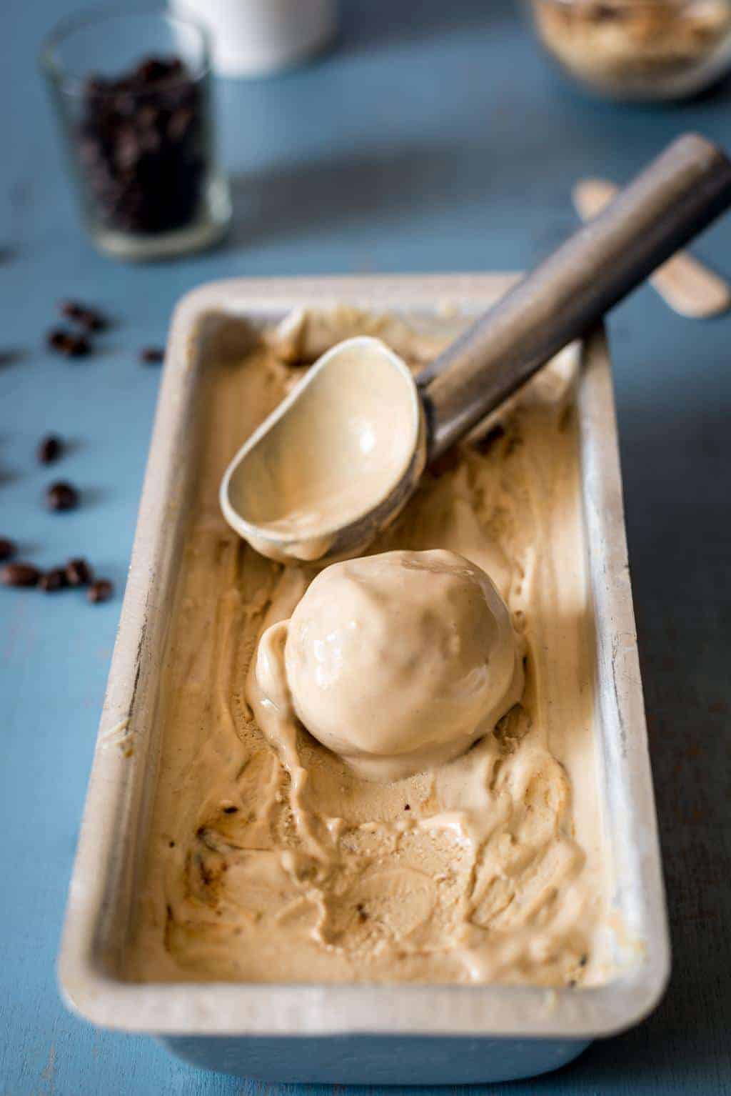 No-Churn Hazelnut Espresso Ice Cream Recipe