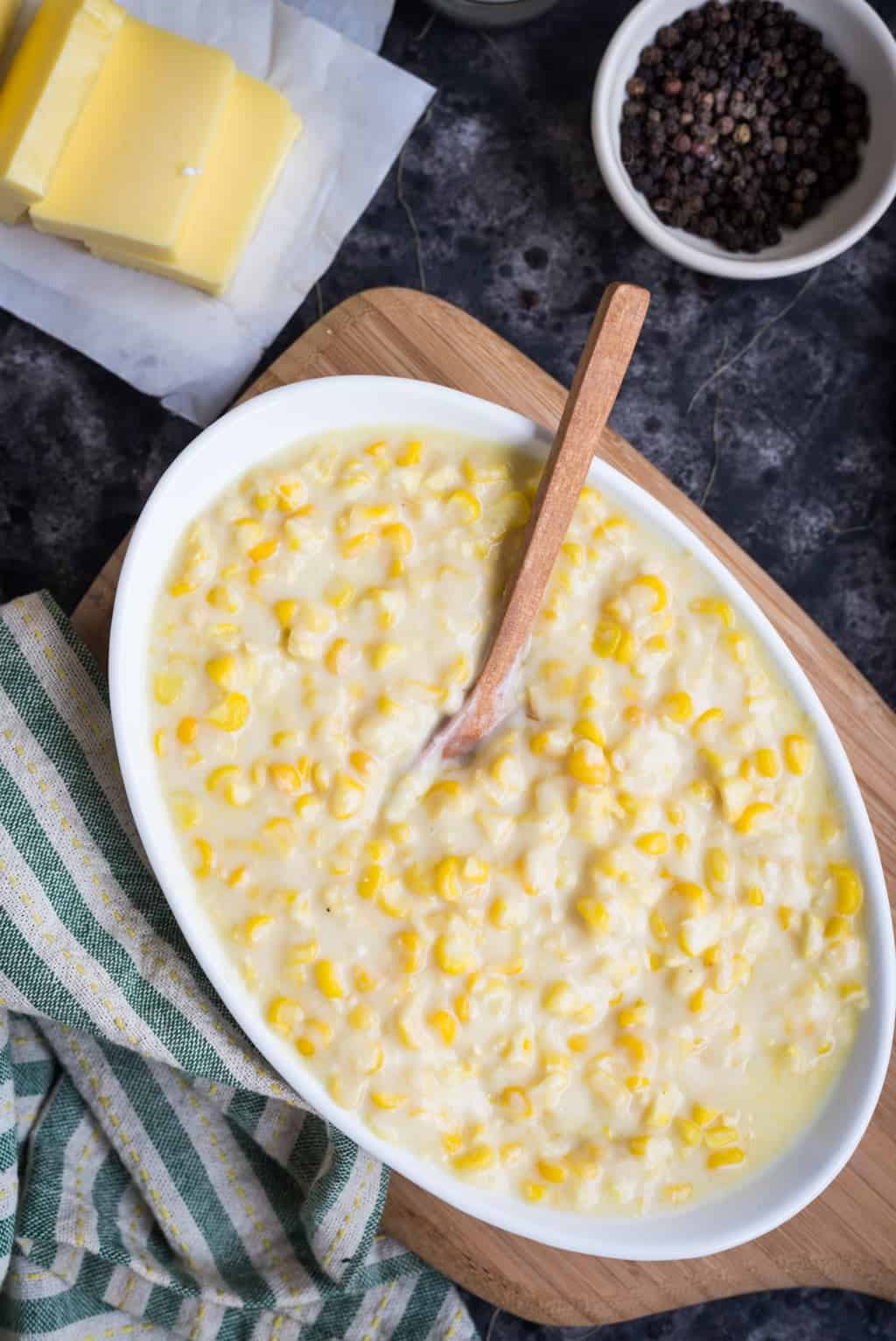 HOW TO MAKE CREAM STYLE CORN ? Recipe | The Flavours of Kitchen
