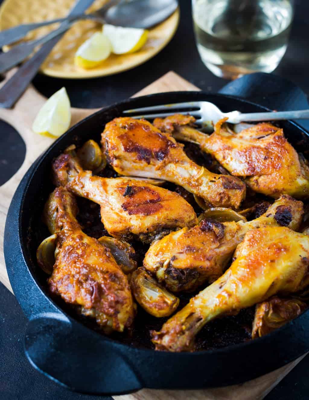 Baked Curried Chicken Drumsticks - Ahead of Thyme