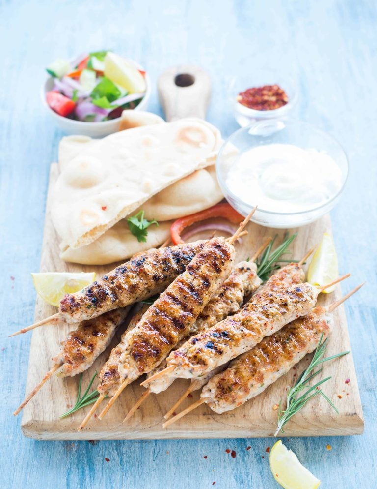 Grilled Rosemary Chicken Kebabs