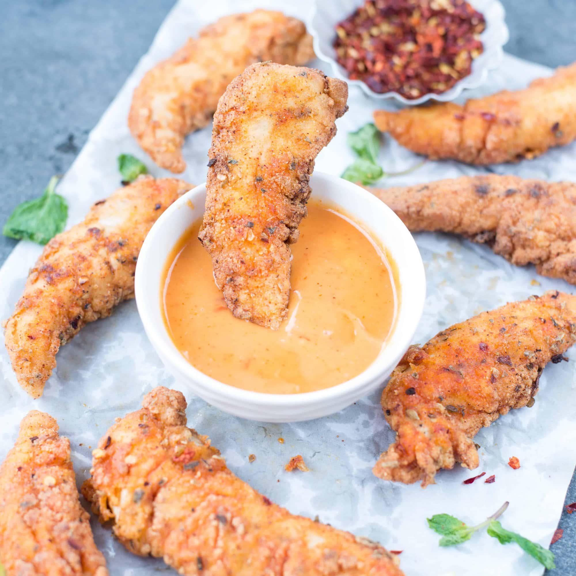 Fried Crispy Chicken Tenders Recipe