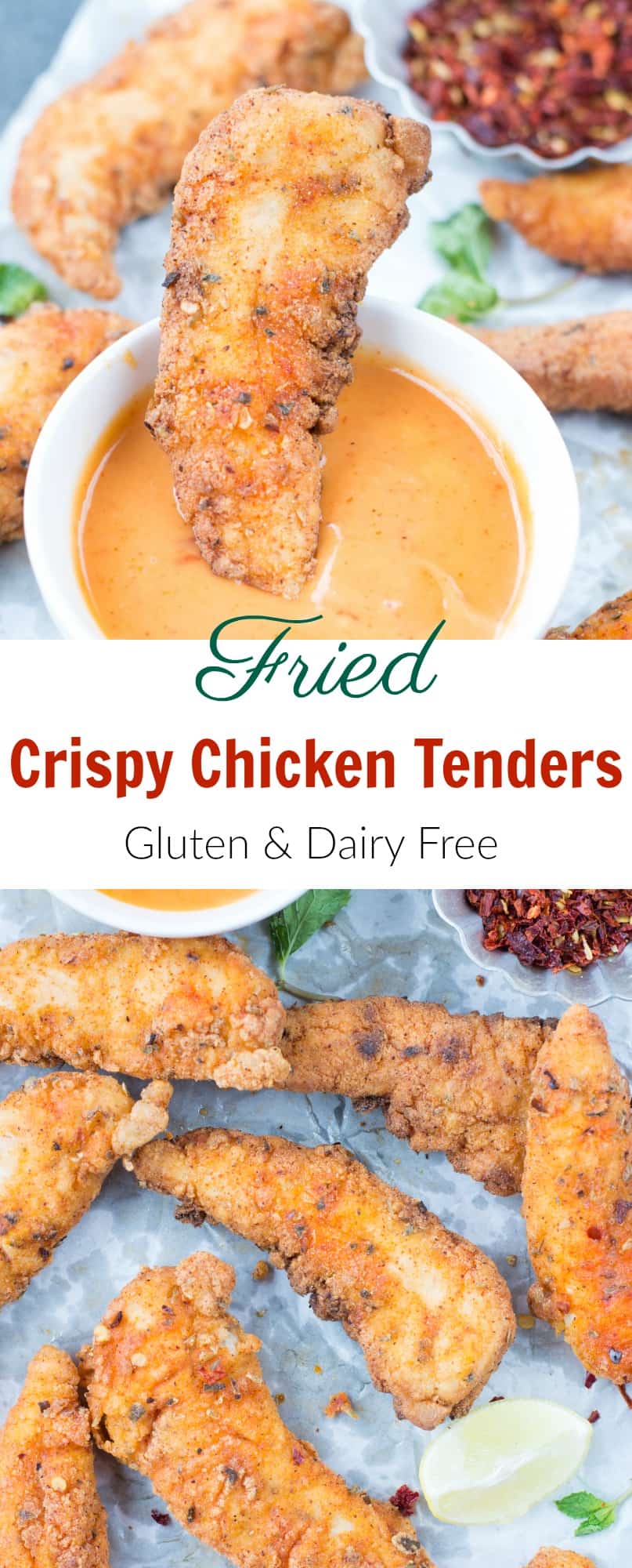 Crispy Fried Chicken Tenders - The flavours of kitchen