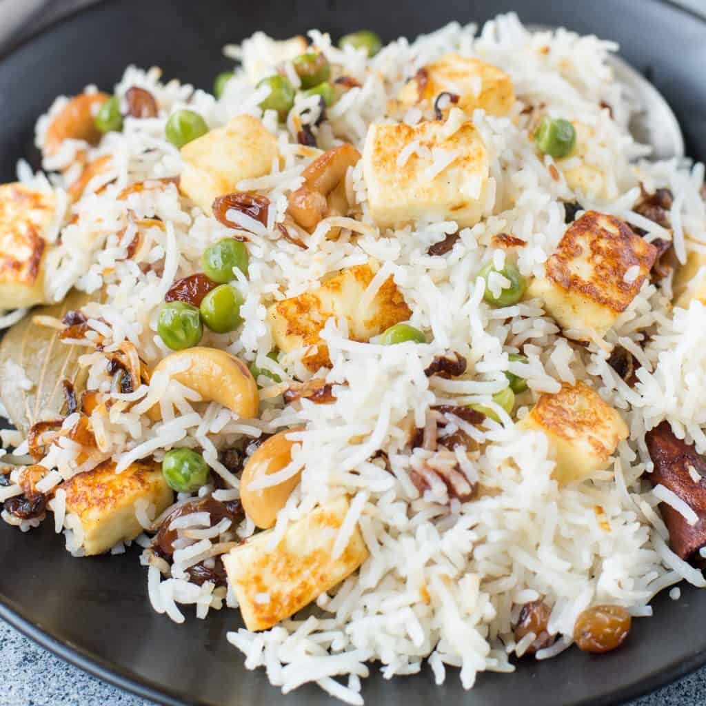 Easy Paneer Pulao - The Flavours Of Kitchen