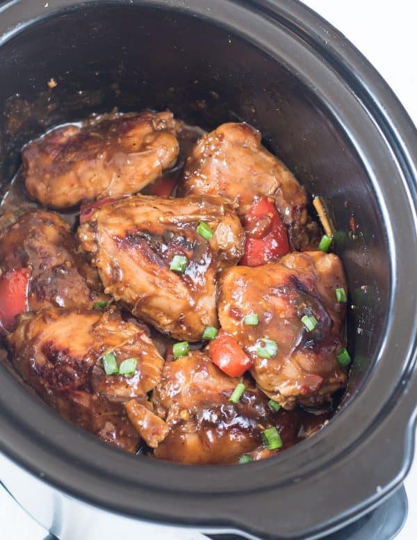 Slow Cooker Orange Ginger Chicken-1 Slow Cooker Orange Ginger Chicken