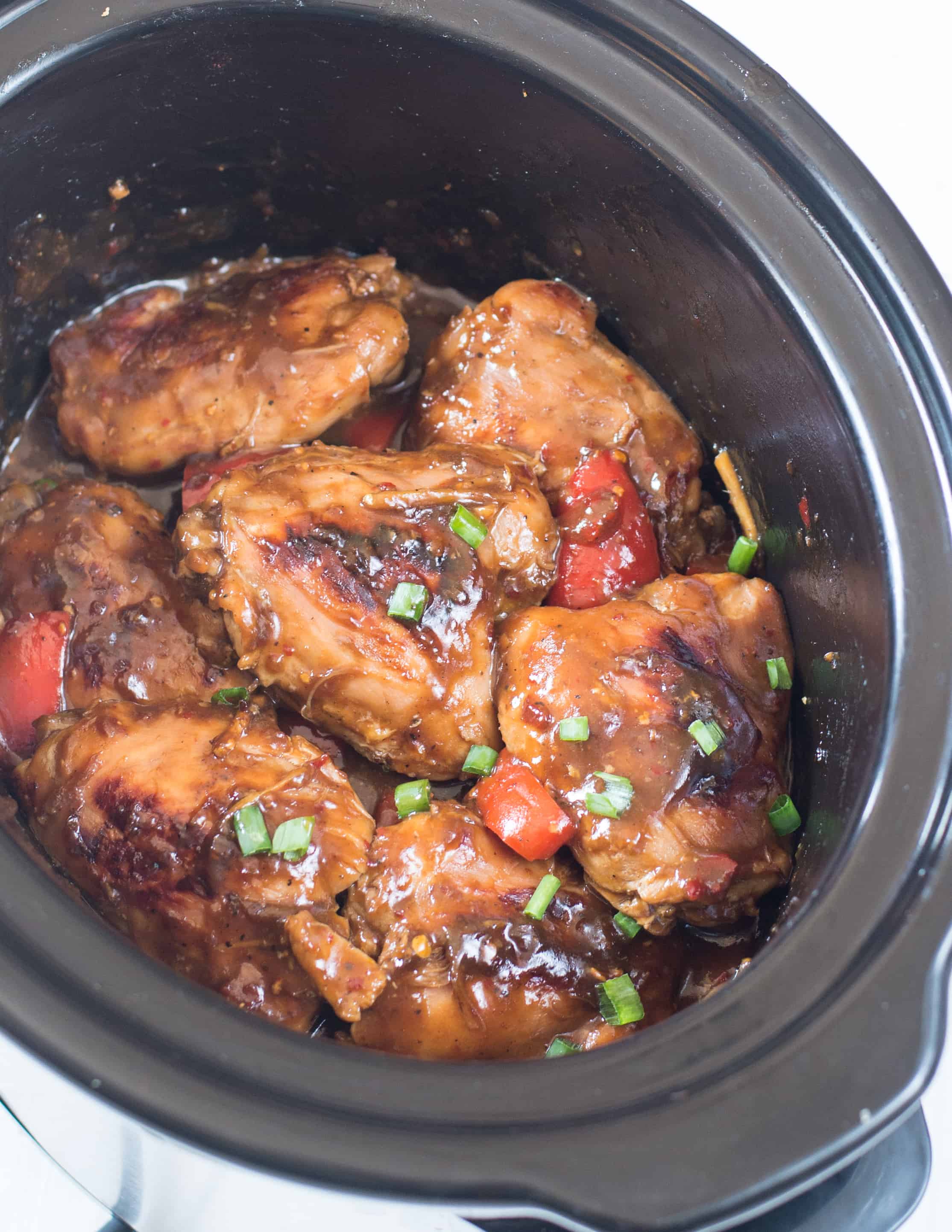 3 Ingredient Crockpot Orange Chicken Thighs or Breasts