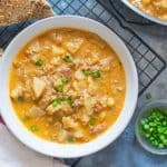 Creamy Chorizo Potato Soup