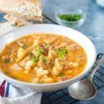 Creamy Chorizo Potato Soup - The flavours of kitchen