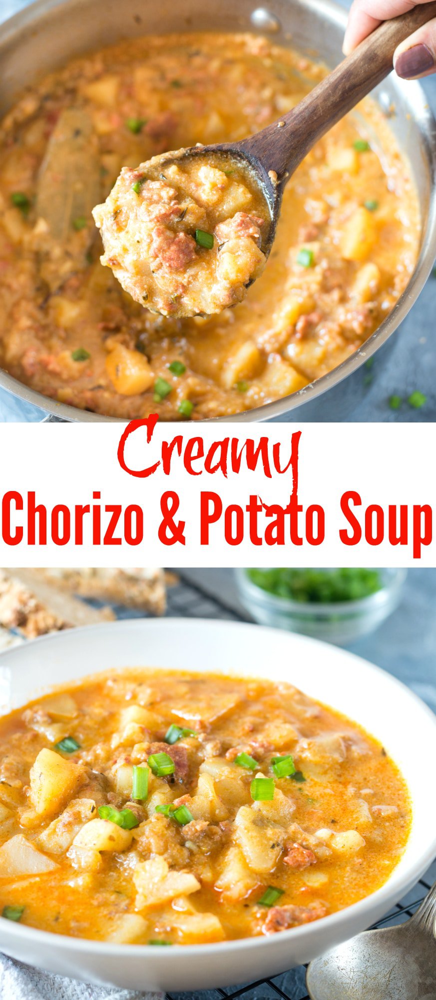 Creamy Chorizo Potato Soup