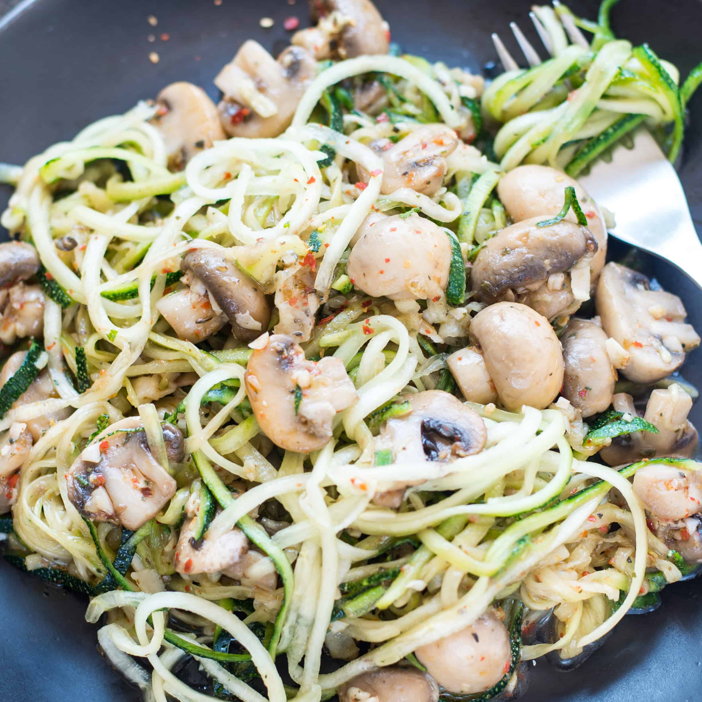 garlic zoodles