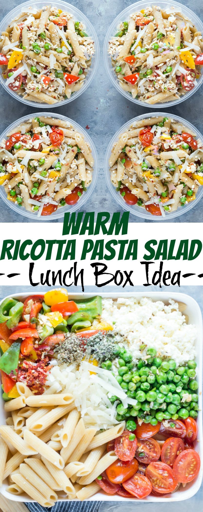 Pasta Salad with Vinaigrette Lunchbox