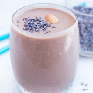 Cauliflower Chocolate Protein Smoothie