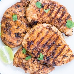 Chicken Breast marinated in Buttermilk, garlic, herb, spice marinade and grilled to perfection. This Easy Grilled Chicken Breast With Buttermilk Marinade is super moist and Juicy. Best for a quick weeknight dinner or for summer barbeques. 