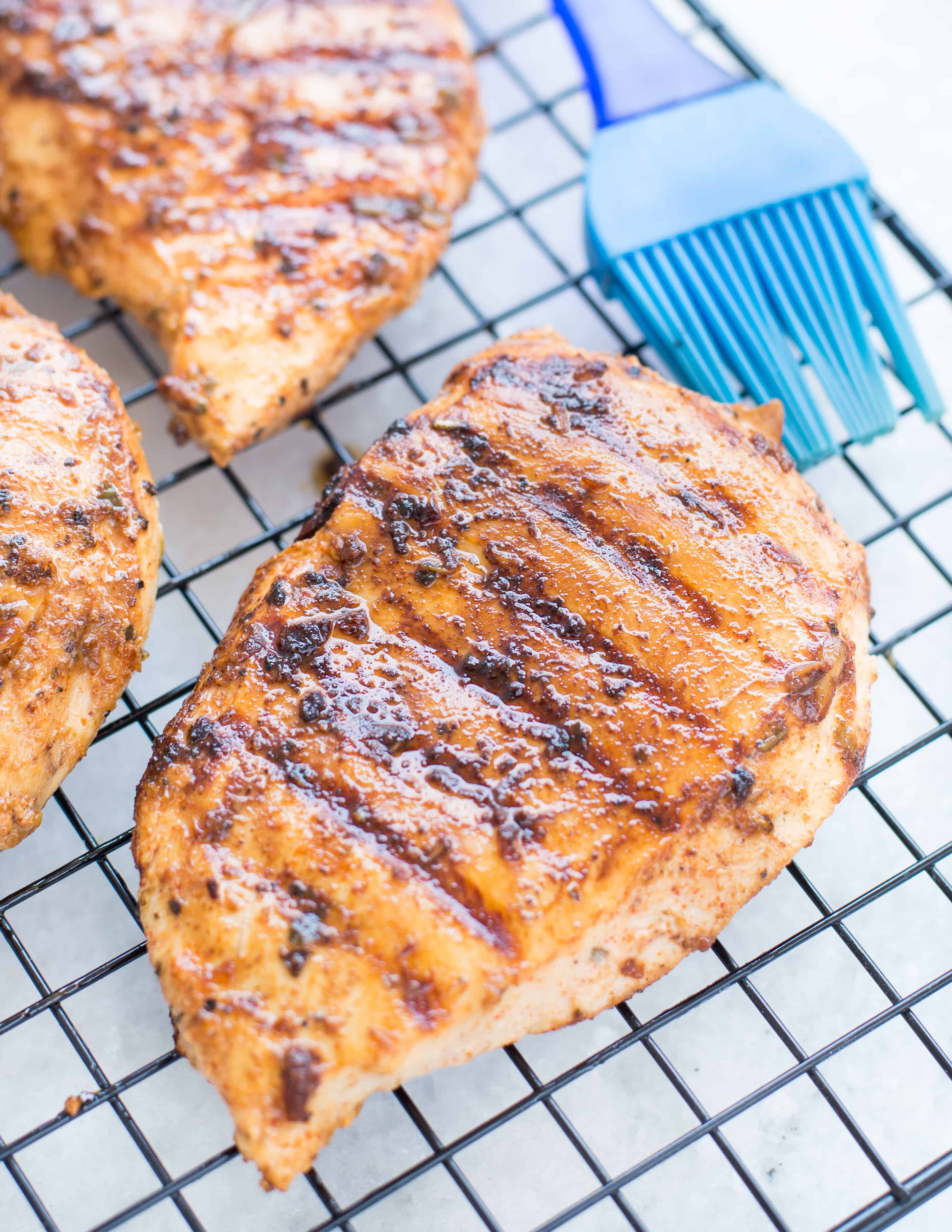 Chicken Breast marinated in Buttermilk, garlic, herb, spice marinade and grilled until juicy. This Grilled Chicken Marinade With Buttermilk is easy and quick to make. 