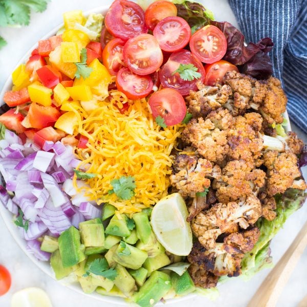 HEALTHY TACO SALAD WITH CAULIFLOWER – LOW CARB3