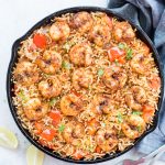 Cajun Shrimp and Rice is packed with flavour with juicy shrimps and fluffy rice. A perfect Shrimp and rice recipe, that takes less than 30 minutes from stove to table.