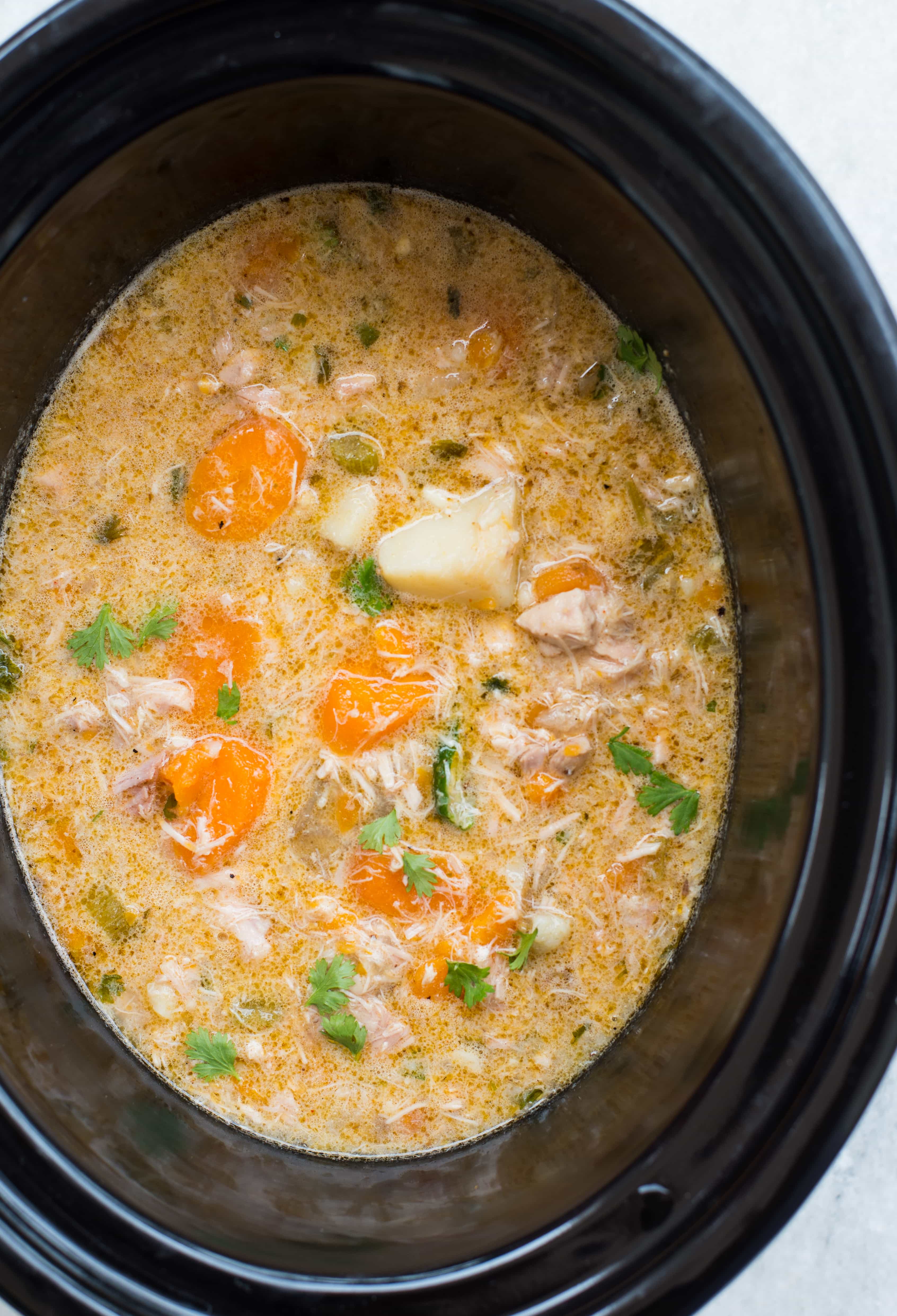 SLOW COOKER CHICKEN STEW - The flavours of kitchen