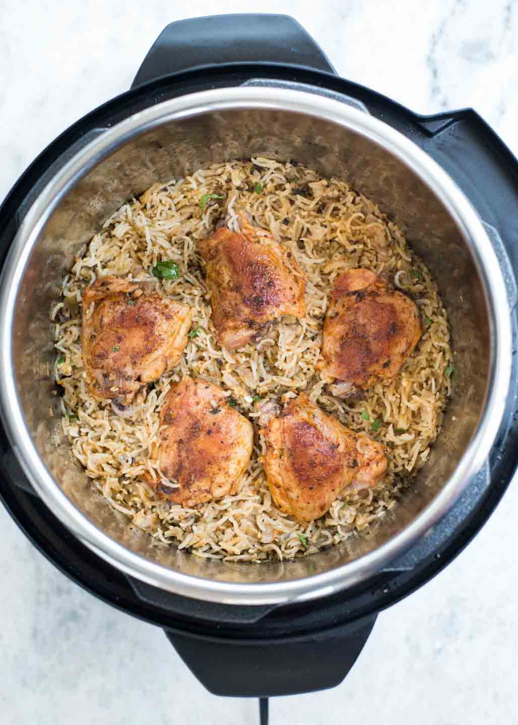 instant-pot-garlic-herb-chicken-and-rice