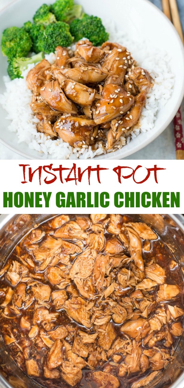 INSTANT POT HONEY GARLIC CHICKEN - The flavours of kitchen