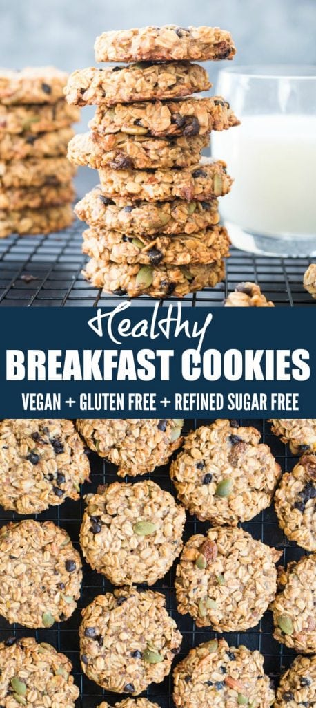 Healthy Breakfast Cookies - The flavours of kitchen