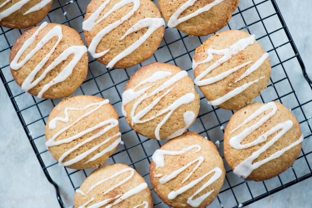 Soft Eggnog cookies with Eggnog Sugar glaze has the amazing flavour of eggnog and melt in the mouth. These eggnog cookies are perfect to ring in the holiday season. 