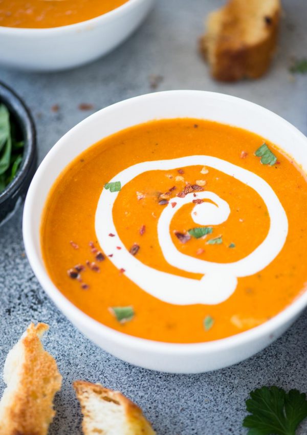 Creamy Tomato Bisque The flavours of kitchen