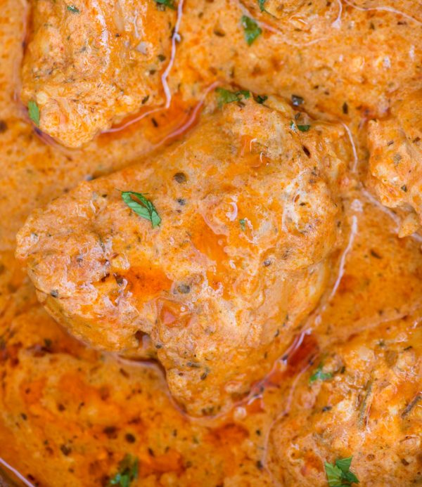Instant Pot Chicken In Creamy Tomato Sauce - The flavours of kitchen