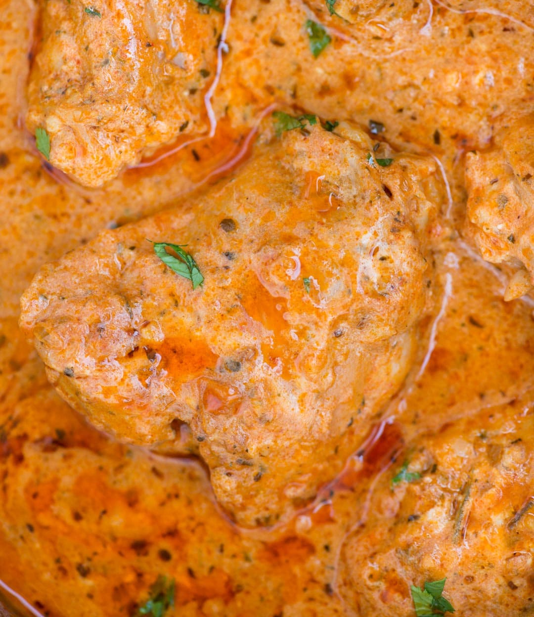 Instant Pot Chicken thighs in a creamy tomato sauce with juicy chicken thighs, buttery tomato sauce is incredibly delicious and takes less than 30 minutes to make.