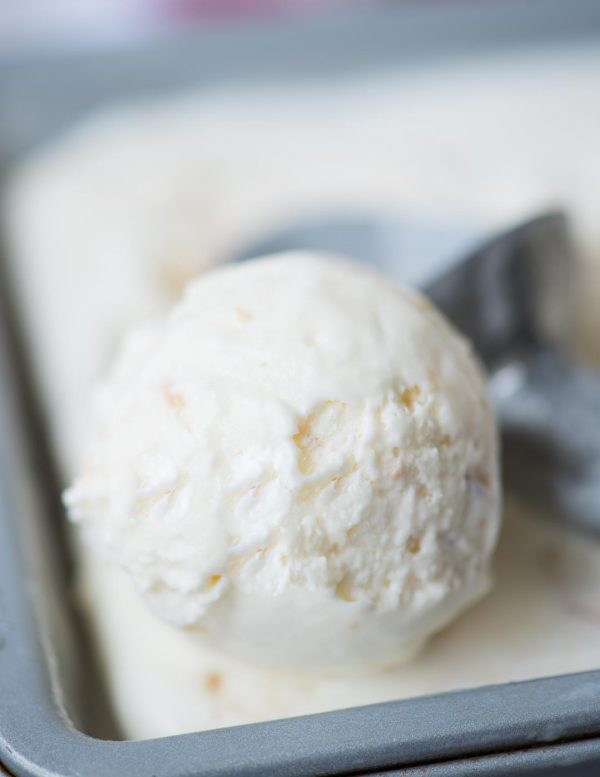 Coconut Ice Cream (No Ice Cream Maker)