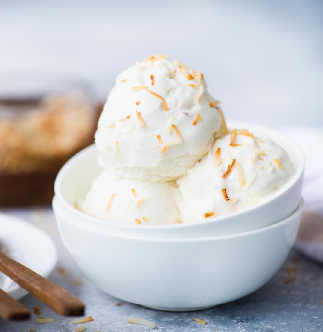 Homemade Coconut Ice Cream