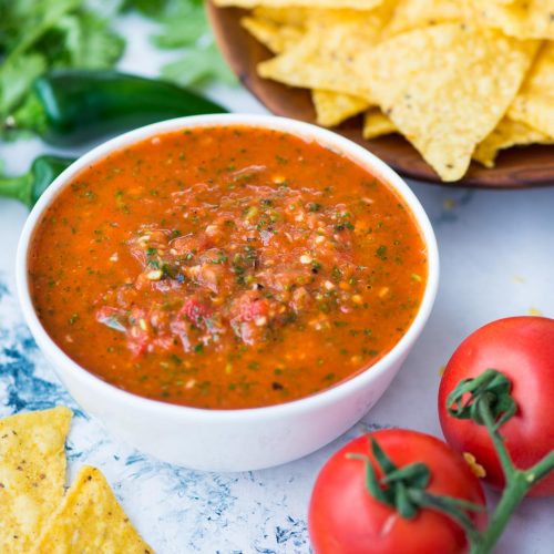 Roasted Tomato Salsa - The flavours of kitchen