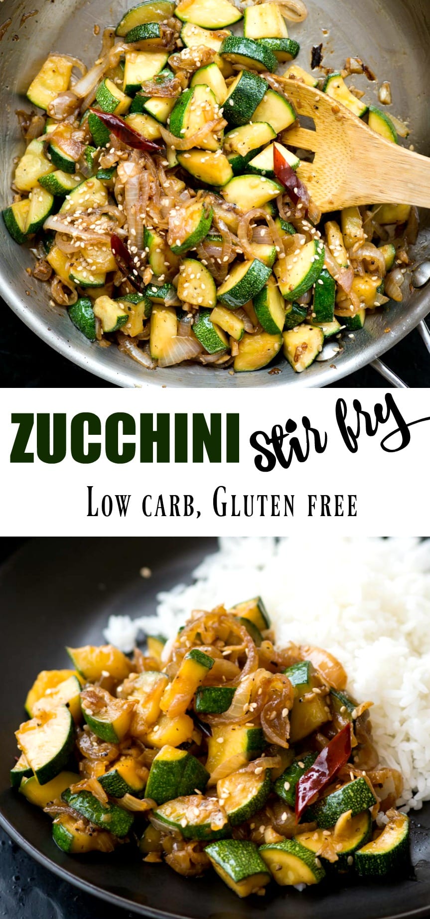 Zucchini Stir Fry | The flavours of kitchen