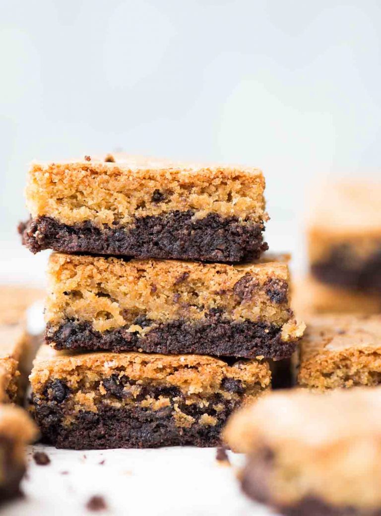 DOUBLE CHOCOLATE CHIP COOKIE BARS