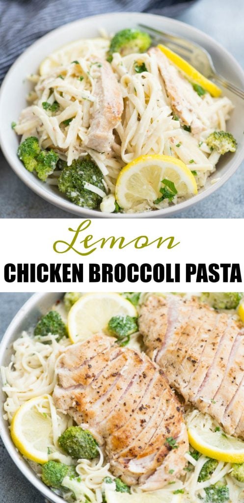 LEMON CHICKEN BROCCOLI PASTA - The flavours of kitchen