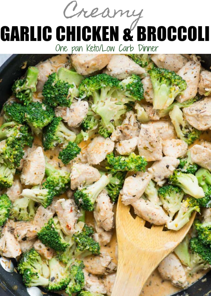 CREAMY GARLIC CHICKEN AND BROCCOLI The flavours of kitchen