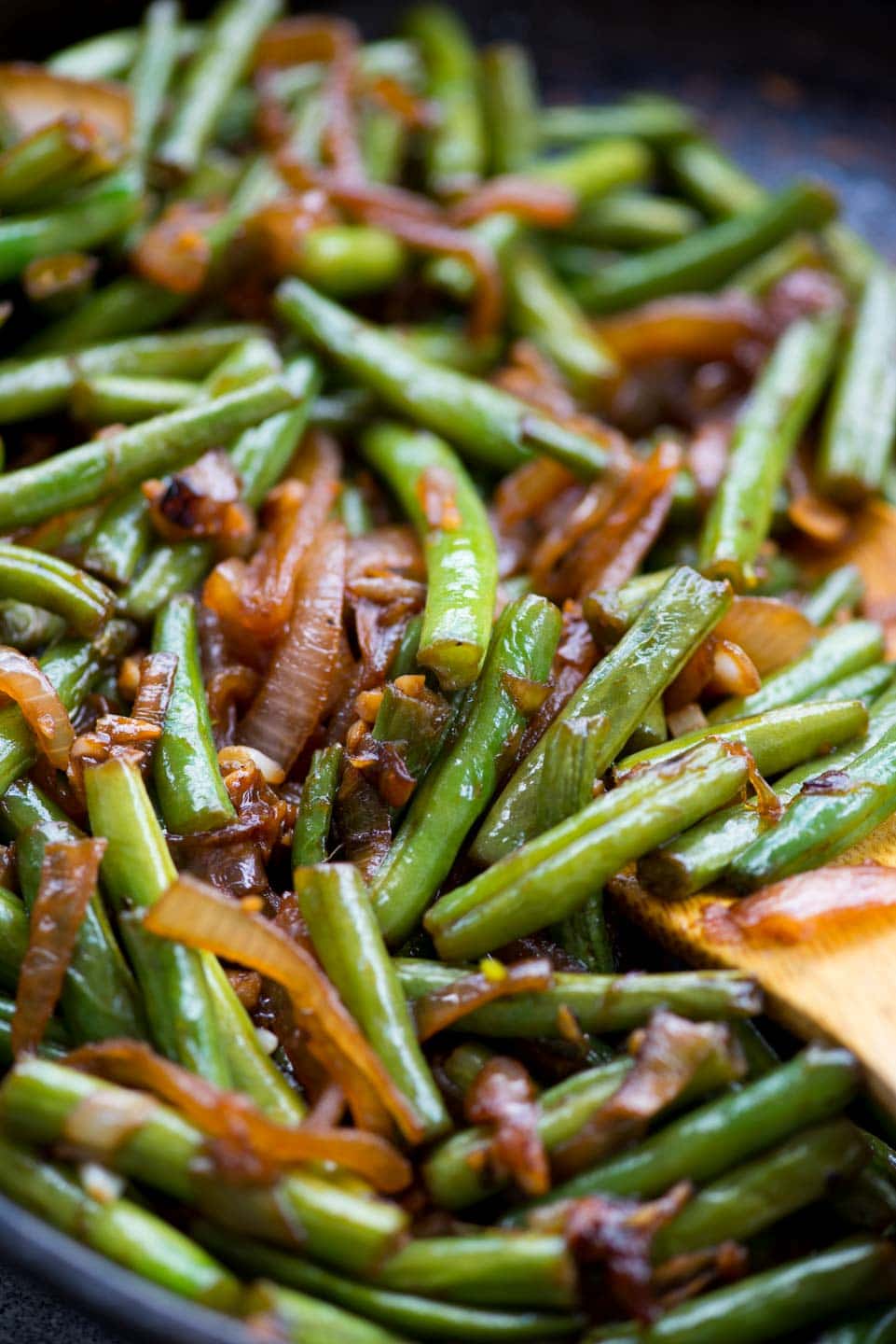 ASIAN SAUTEED GREEN BEANS WITH ONION | The flavours of kitchen