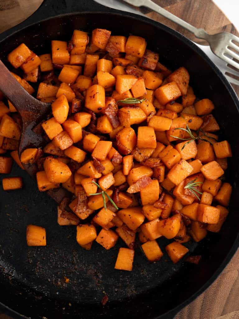 Maple Bacon Sweet Potato Hash