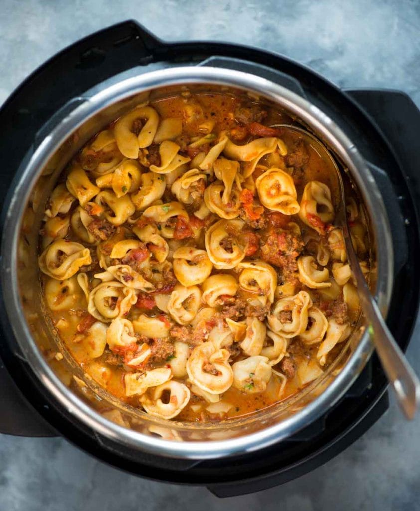 Hearty Tortellini Soup With Sausage
