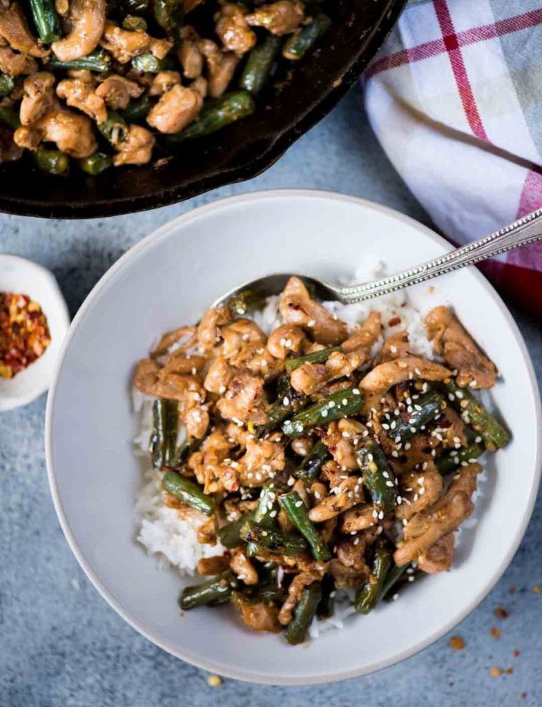 Chicken And Green Beans Stir Fry - The flavours of kitchen