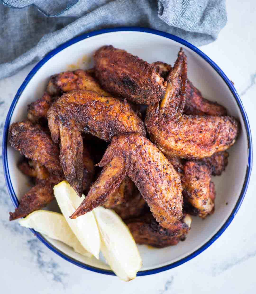 Amazingly crispy and Juicy Air fryer Chicken Wings are healthy with zero oil in it. With three different flavour variations, these chicken wings are always a party hit.