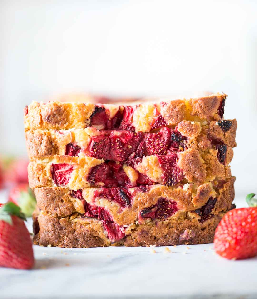 Strawberry Skillet Pound Cake - Bake from Scratch