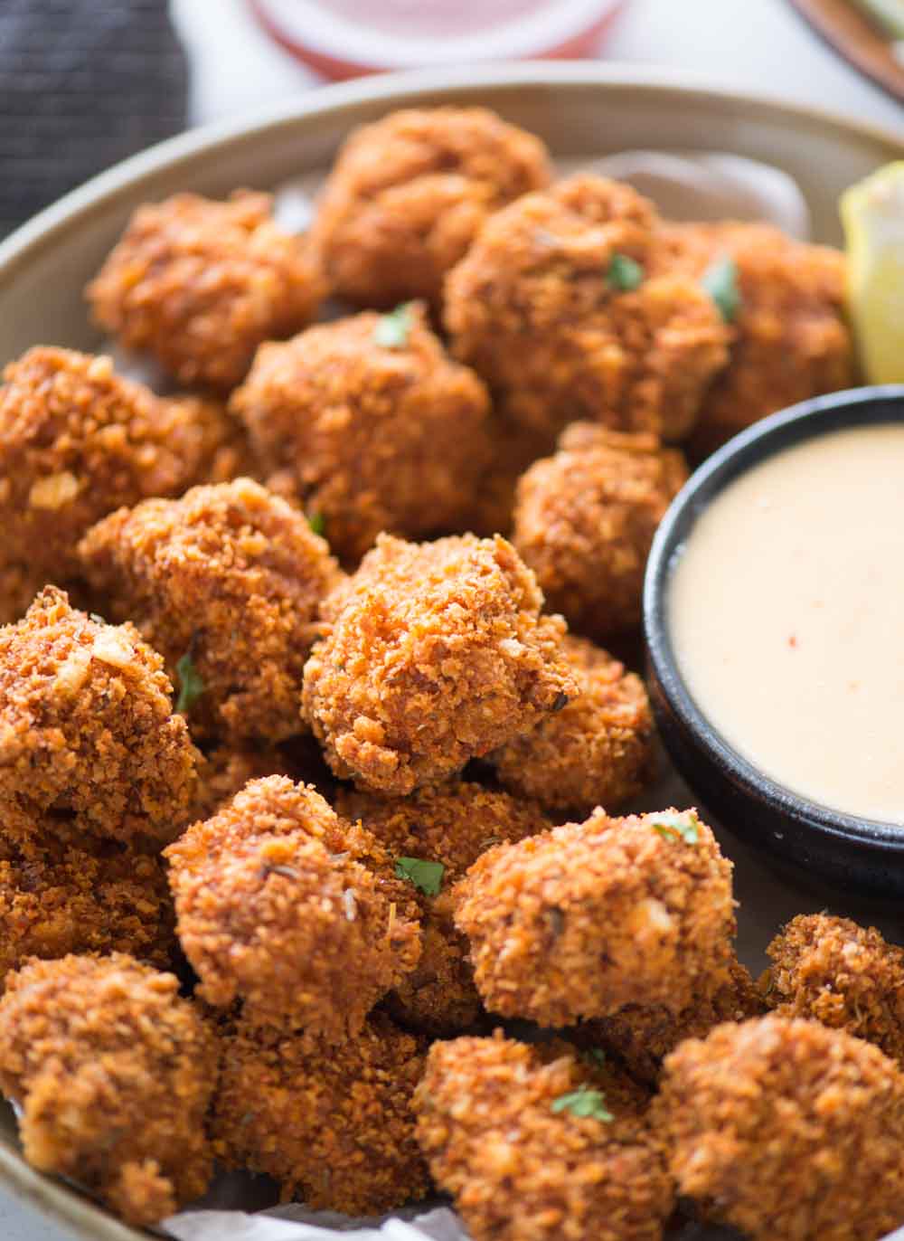 Baked Crispy Chicken Nuggets The Flavours Of Kitchen